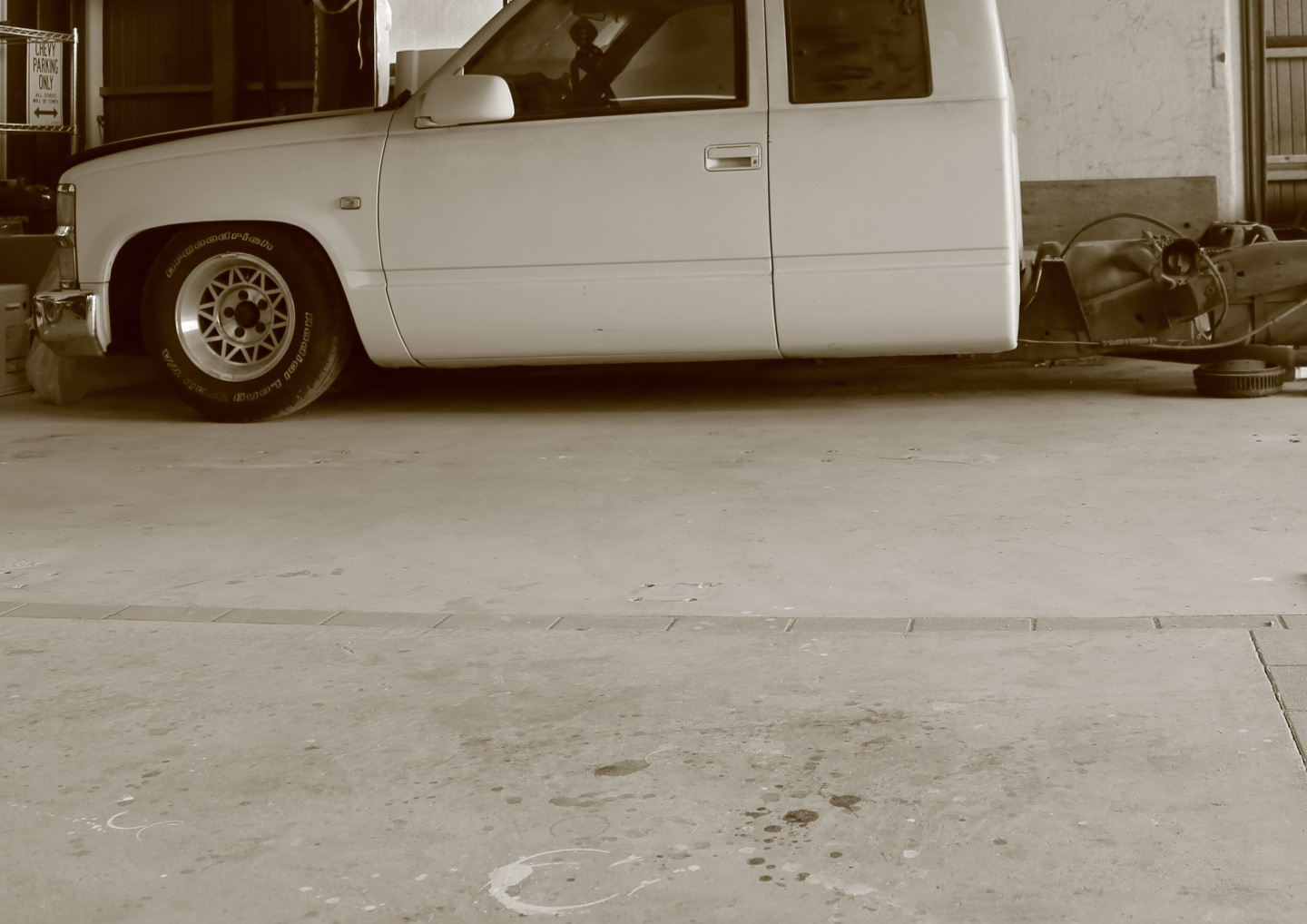 １９９３年 シボレー ｃ１５００ エアサスカスタム リンク取付 Bodyworks Ritz ボディワークスリッツ アメ車を中心とした中古車販売 修理 カスタム 鈑金塗装 千葉